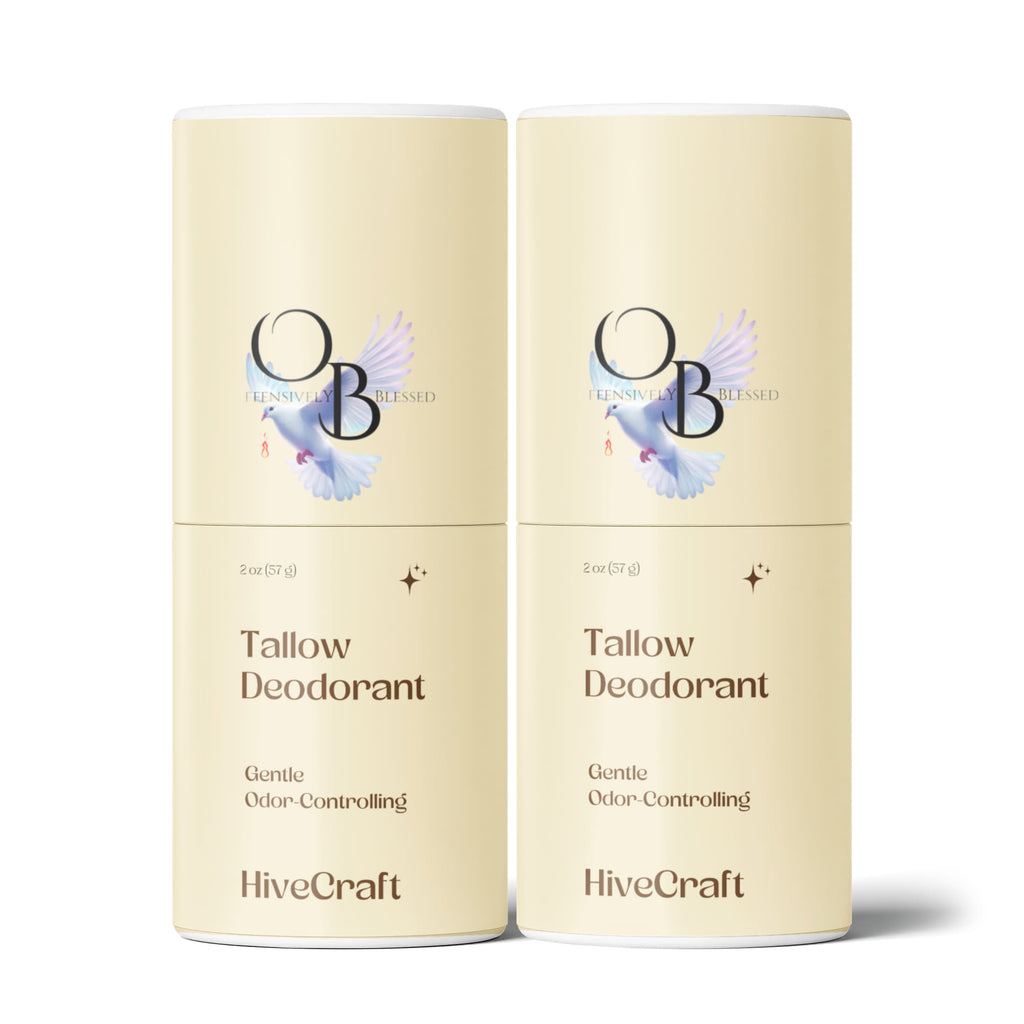 Offensively Blessed🌺 2 Pack Natural Tallow Deodorant Stick