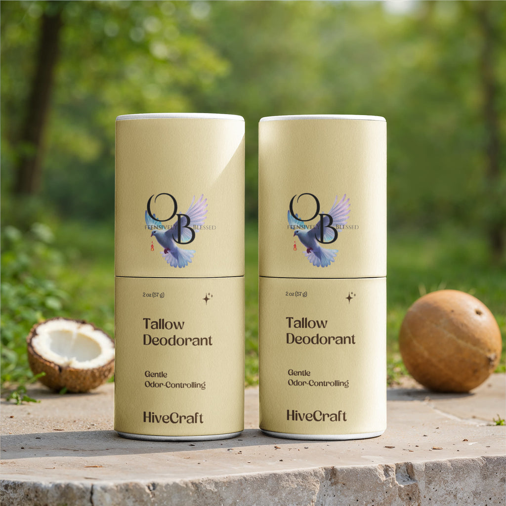 Offensively Blessed🌺 2 Pack Natural Tallow Deodorant Stick