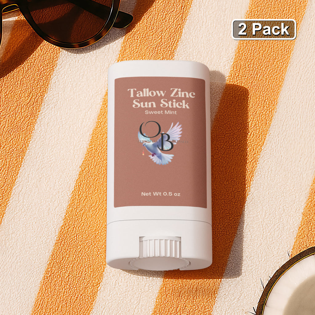 Offensively Blessed🌺2 Pack Tallow Zinc Sun Stick