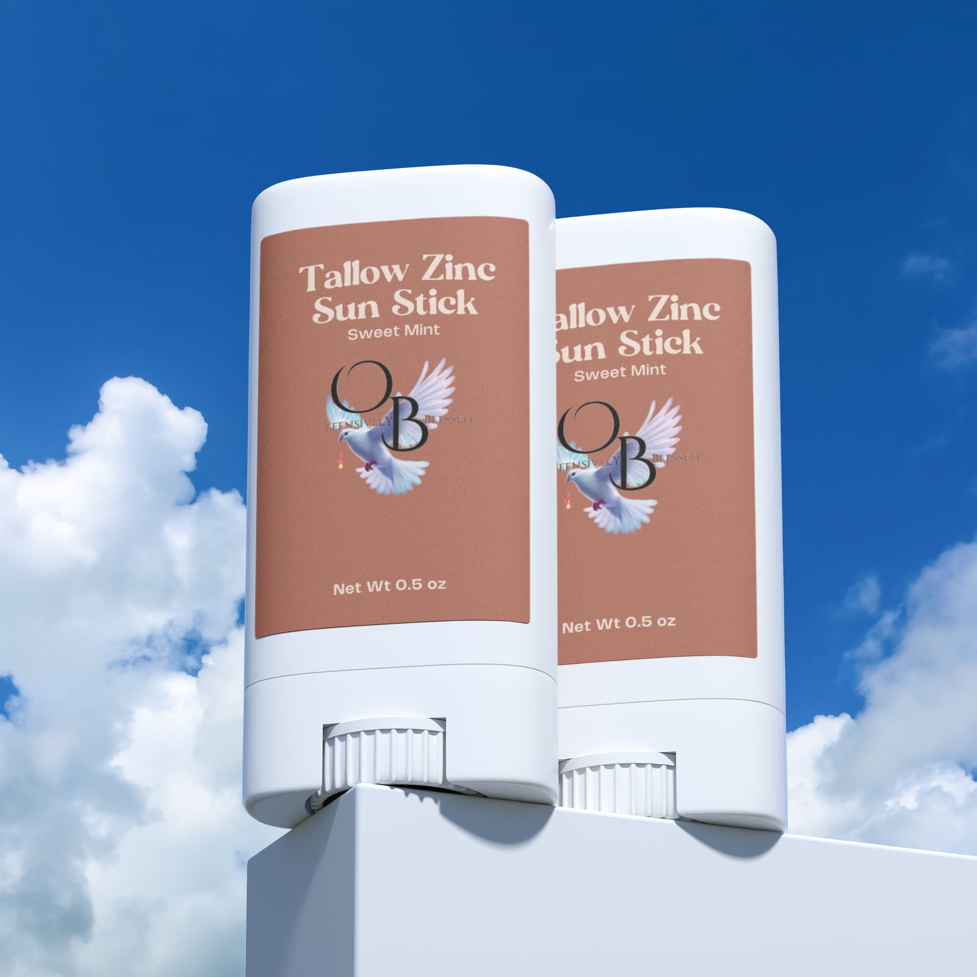 Offensively Blessed🌺2 Pack Tallow Zinc Sun Stick