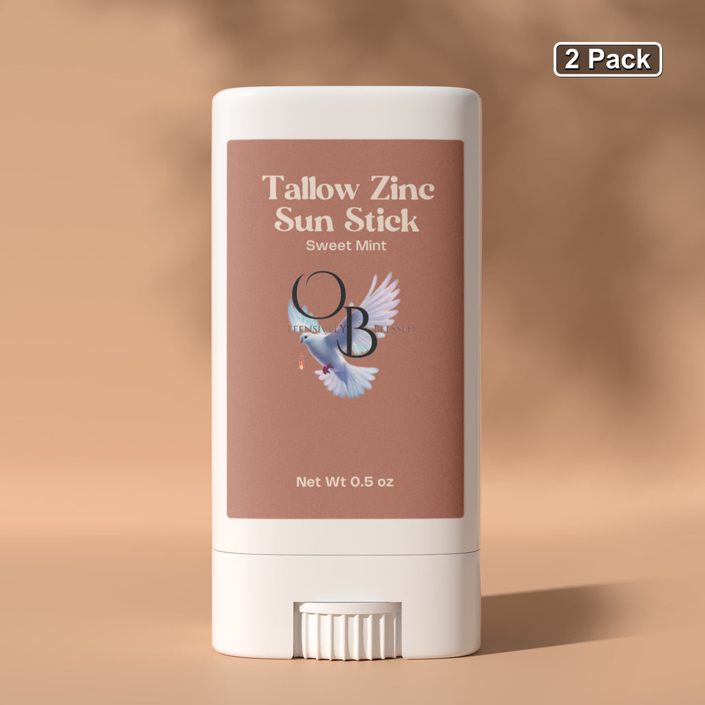 Offensively Blessed🌺2 Pack Tallow Zinc Sun Stick