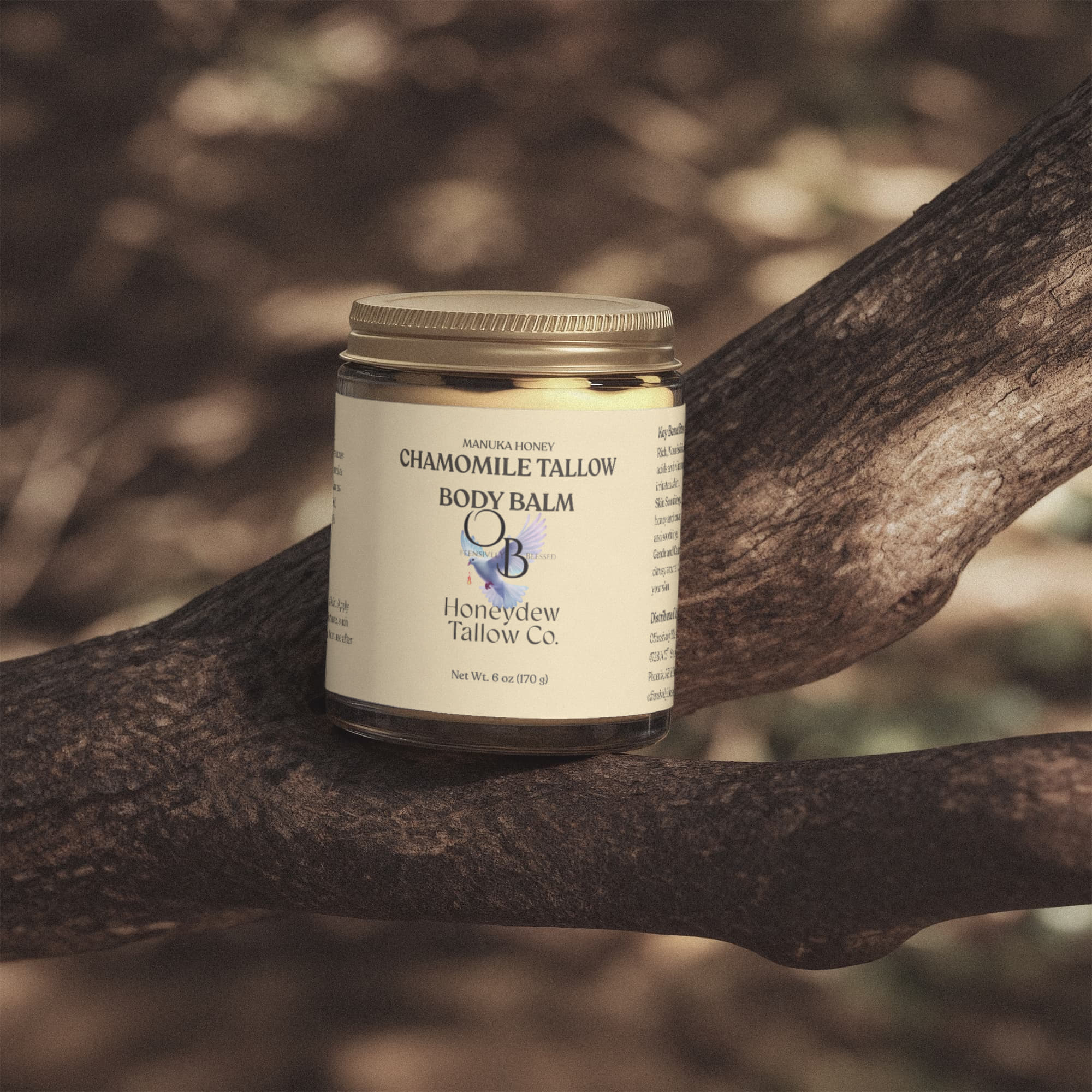 Offensively Blessed 🌺Manuka Honey Chamomile Tallow Body Balm
