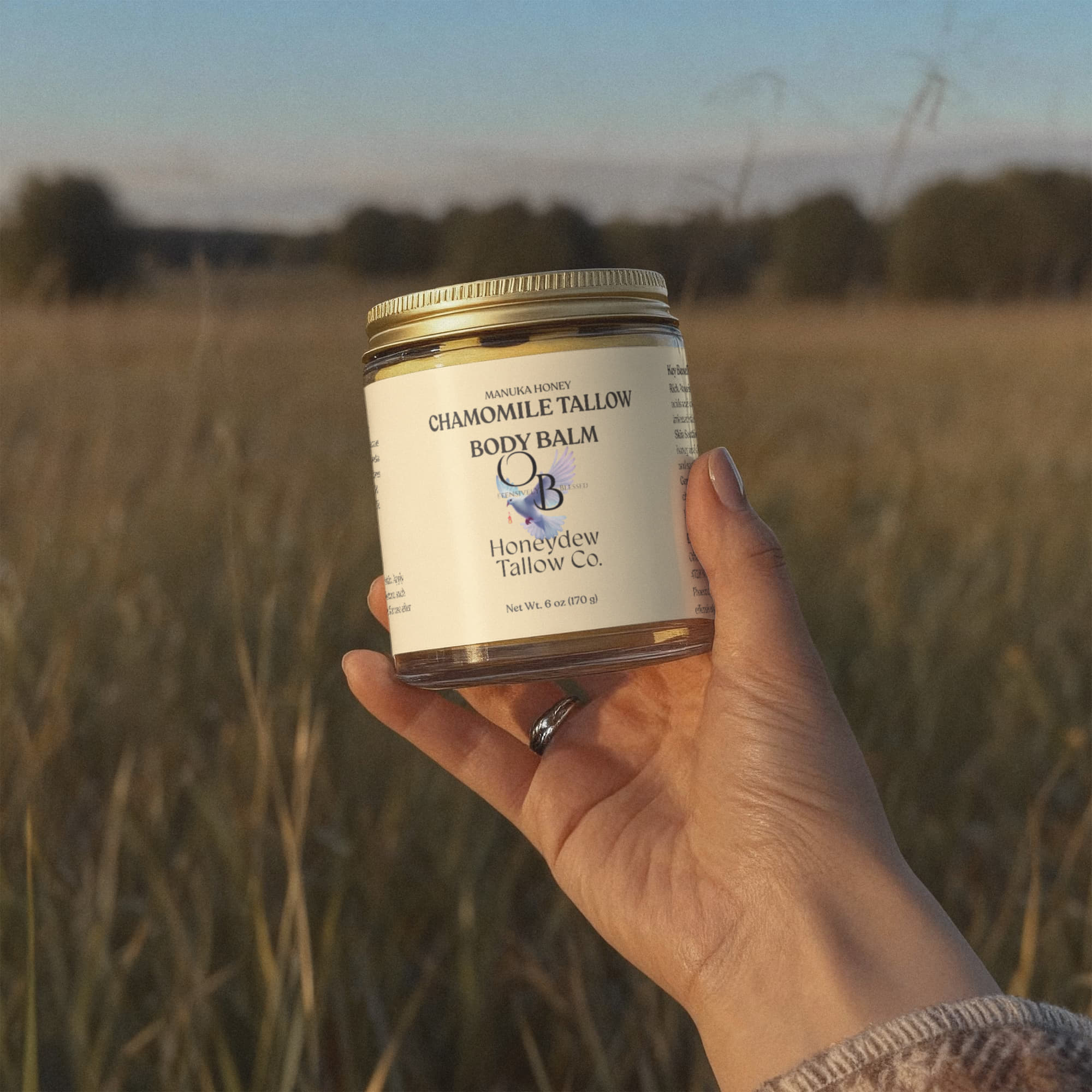 Offensively Blessed 🌺Manuka Honey Chamomile Tallow Body Balm