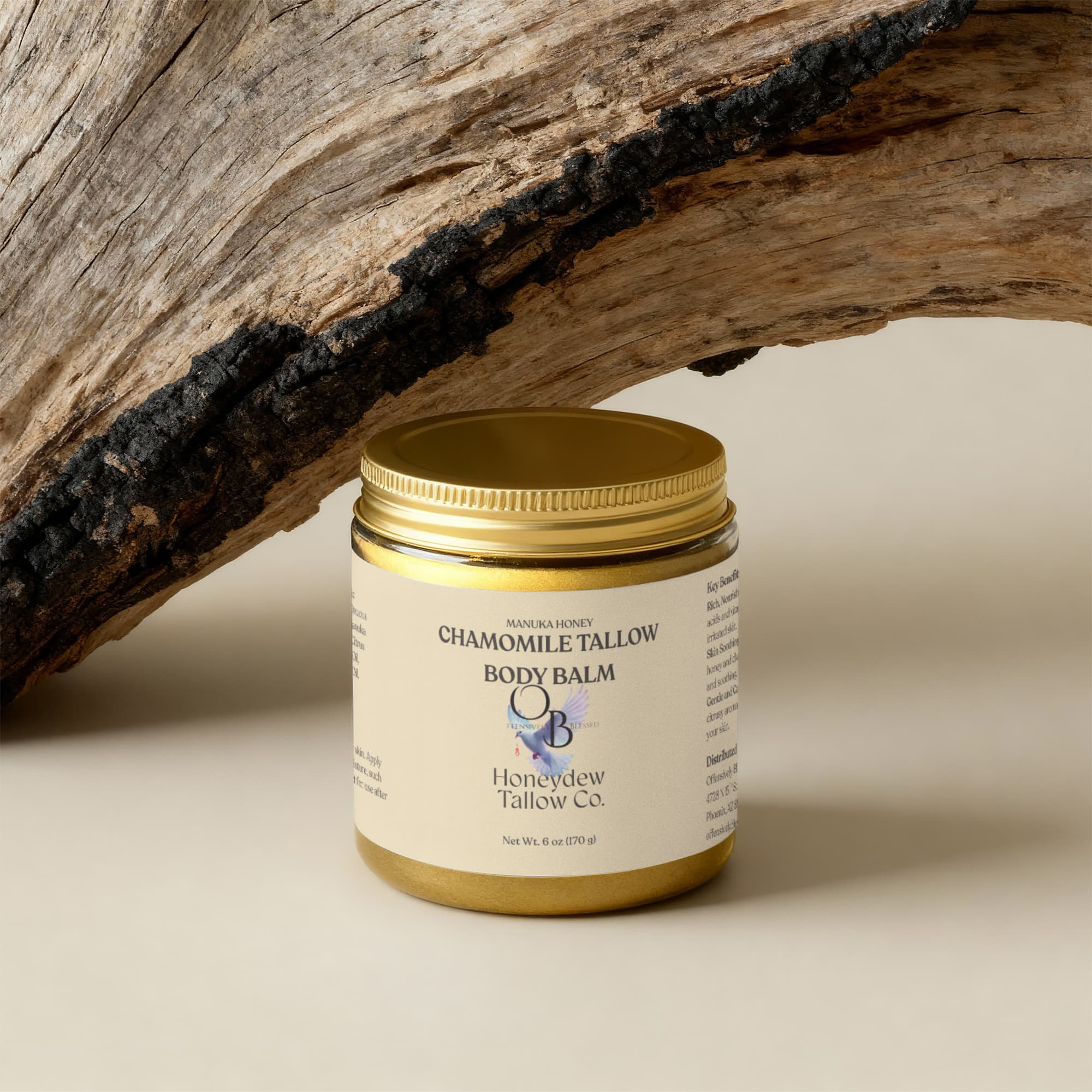 Offensively Blessed 🌺Manuka Honey Chamomile Tallow Body Balm
