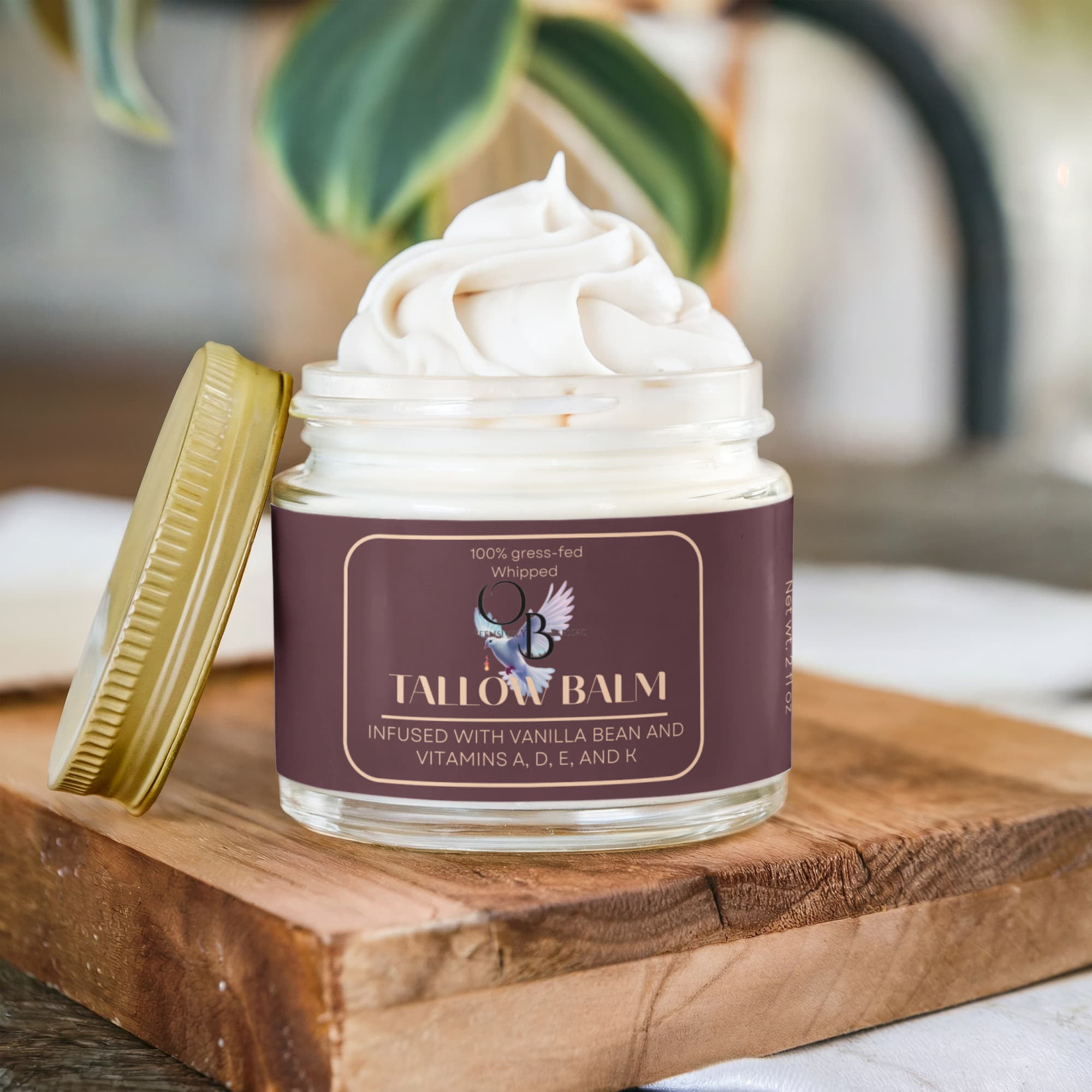 Offensively Blessed🌺Whipped Grass-Fed Tallow Balm with Vanilla Bean