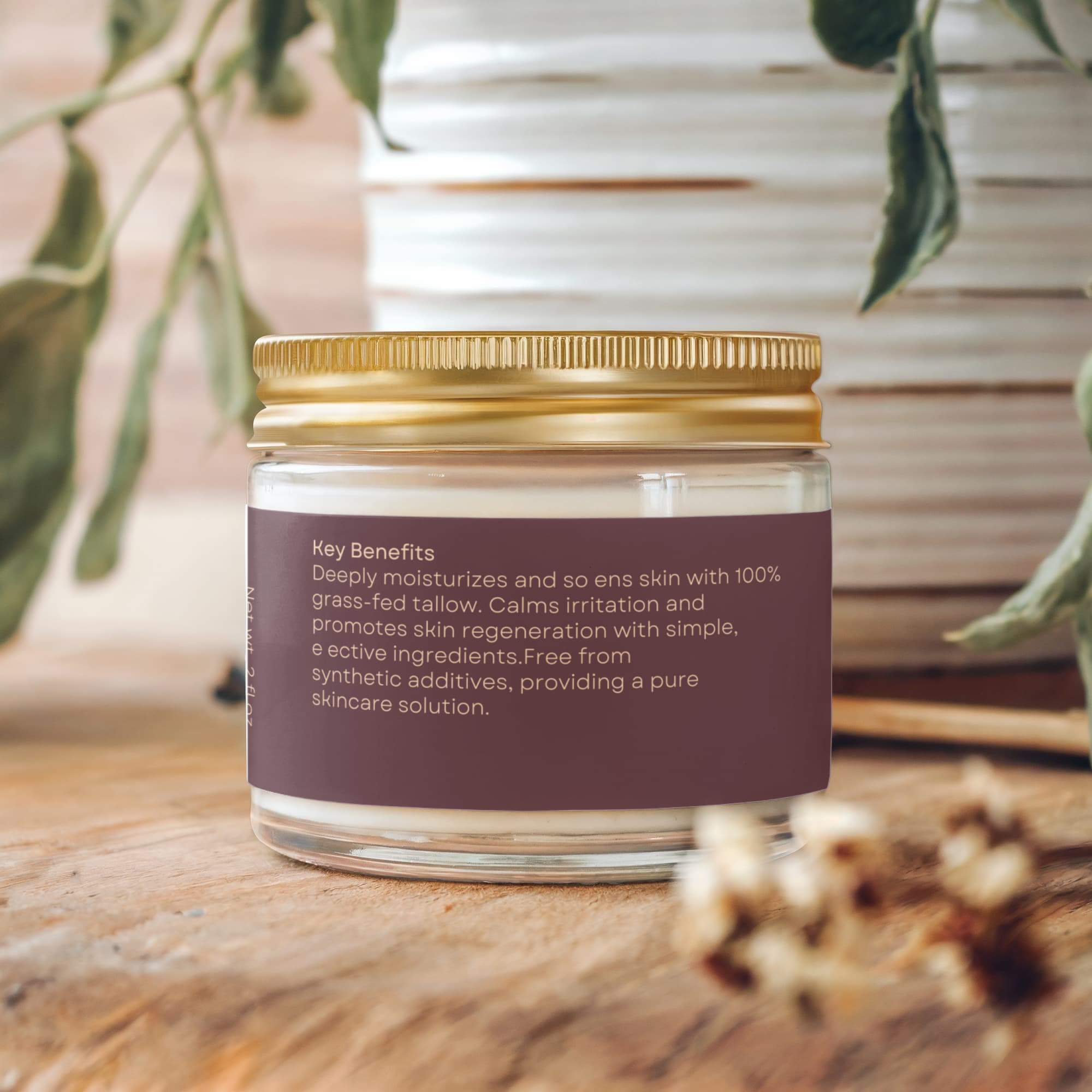 Offensively Blessed🌺Whipped Grass-Fed Tallow Balm with Vanilla Bean