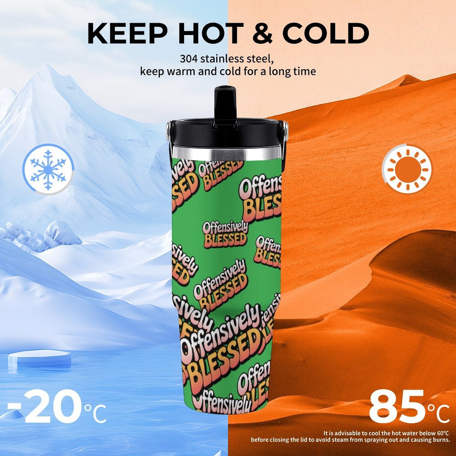 Large capacity car cup 30oz Travel Tumbler (USA)