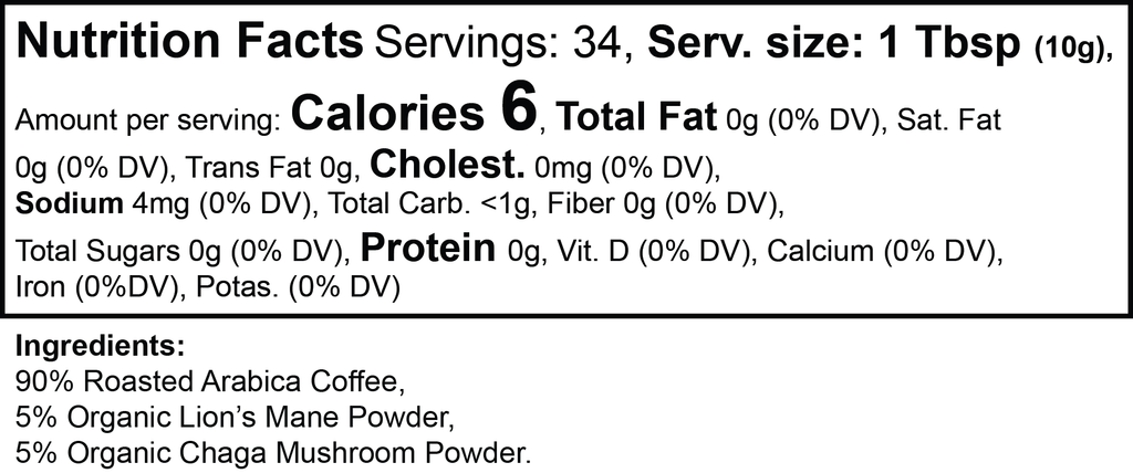 Offensively Blessed 🌺Vitality Mushroom Coffee (Medium Roast)