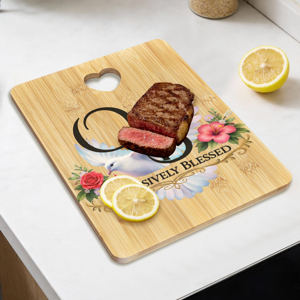 OB Cutting Board Heart-Shaped Cutout Cutting Board