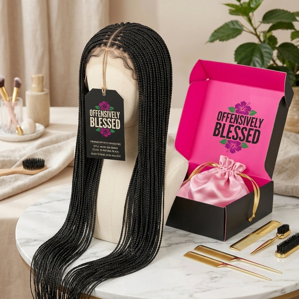 OB Micro Box Braid HD Lace Wig