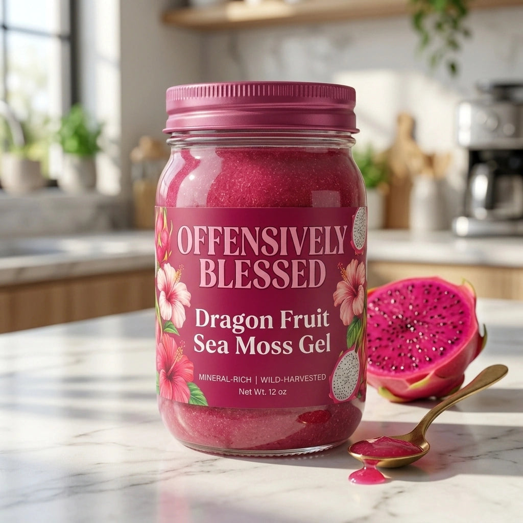 Offensively Blessed 🌺Dragon Fruit Sea Moss Gel