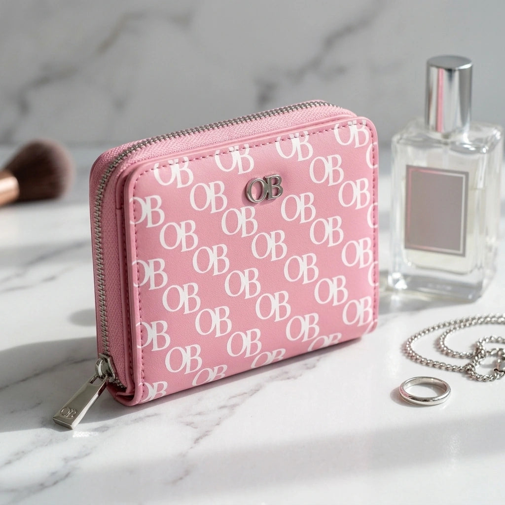 OB 🌺Monogram Zip Wallet