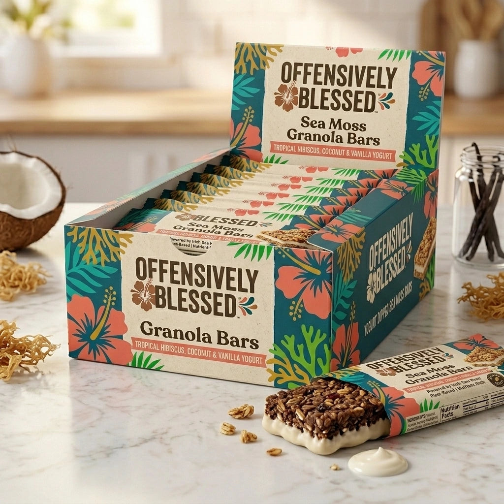 Offensively Blessed 🌺Sea Moss Granola Bars