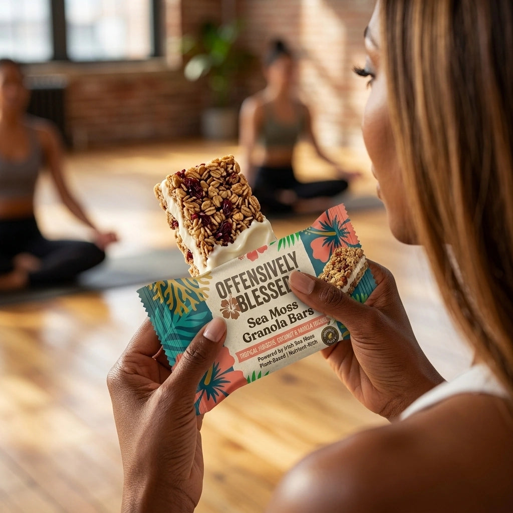 Offensively Blessed 🌺Sea Moss Granola Bars