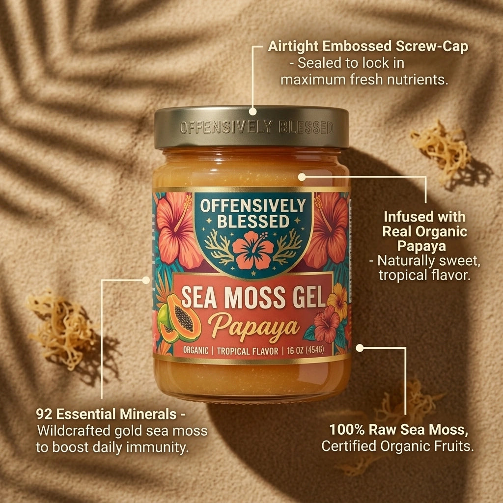 Offensively Blessed🌺Papaya Sea Moss Gel