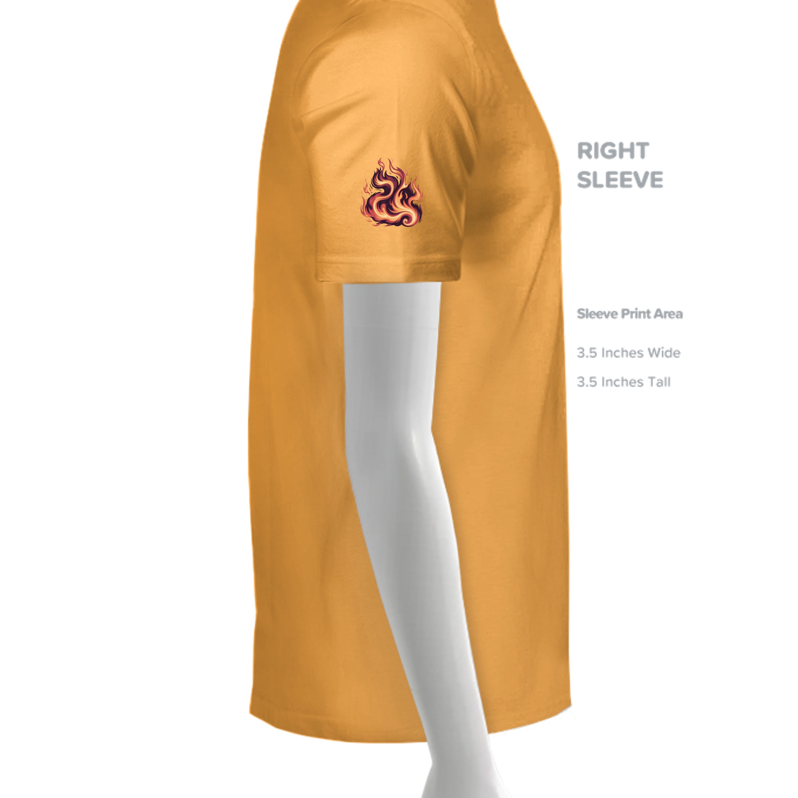 Bright Orange - C1717 - SLEEVE_RIGHT