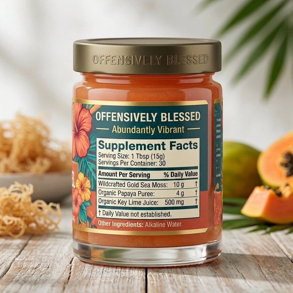 Offensively Blessed🌺Papaya Sea Moss Gel