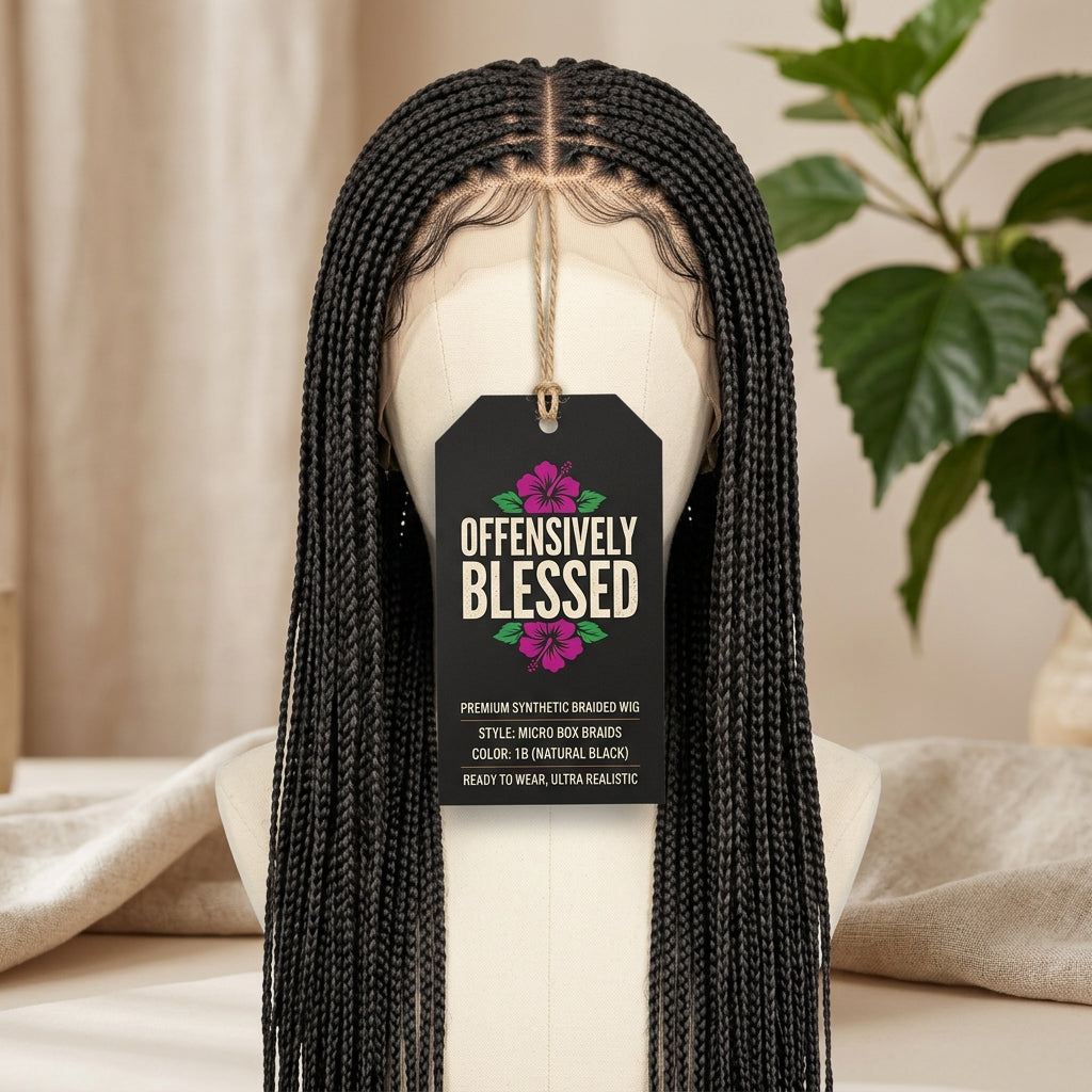 OB Micro Box Braid HD Lace Wig