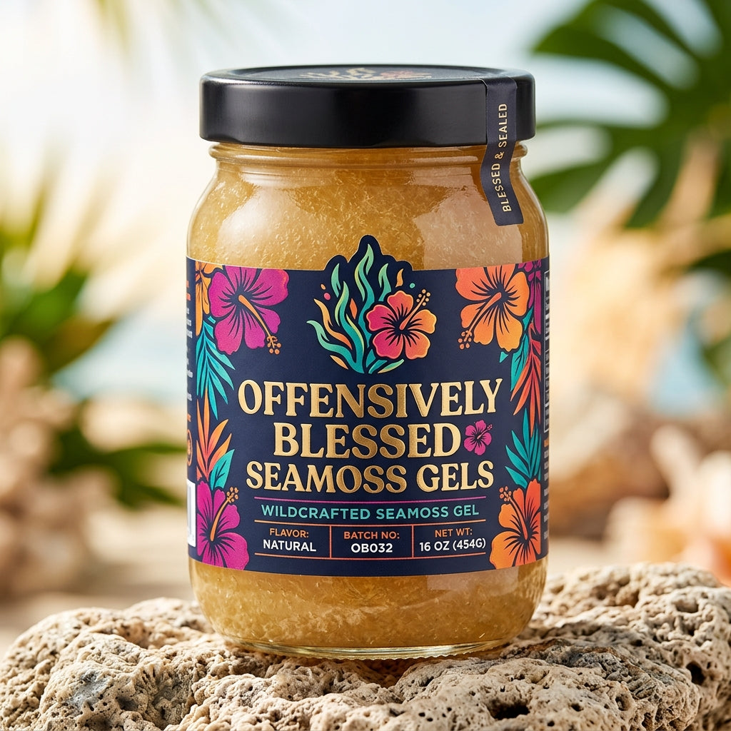 Offensively Blessed 🌺Wildcrafted Seamoss Gel