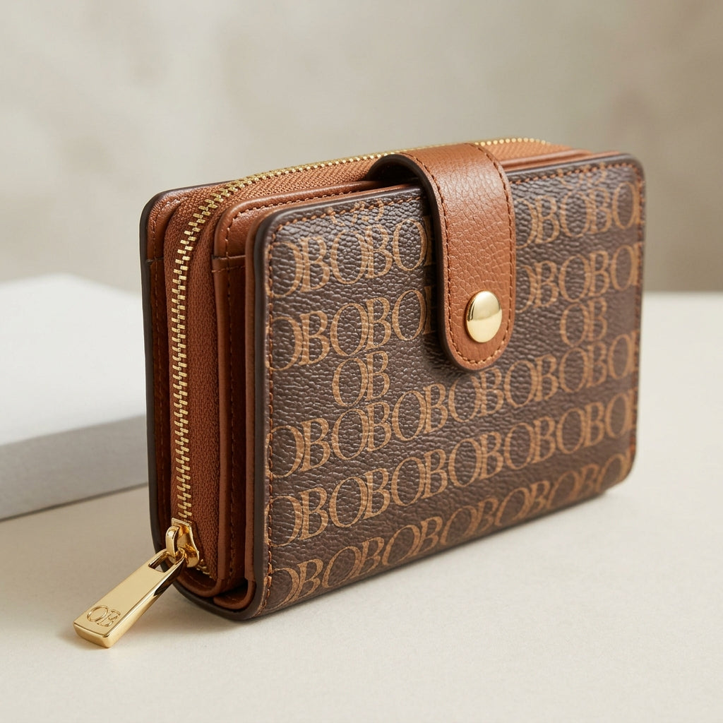 OB🌺Signature Monogram Wallet