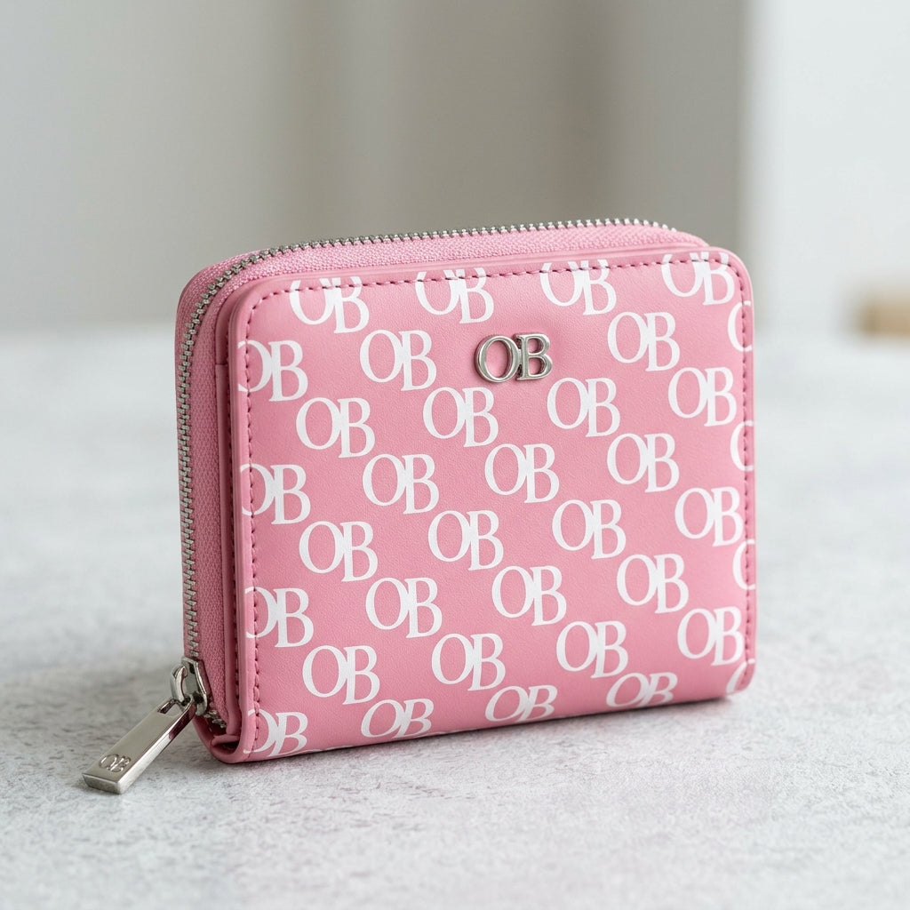 OB 🌺Monogram Zip Wallet