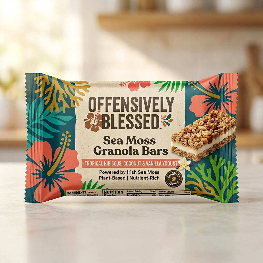 Offensively Blessed 🌺Sea Moss Granola Bars