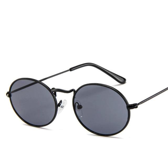 Stylish Round Sunglasses Vintage Design Oval Sunglasses For Women Luxury Circle Shaped Glasses For Women Anti-reflective Fashion Eyeglasses
